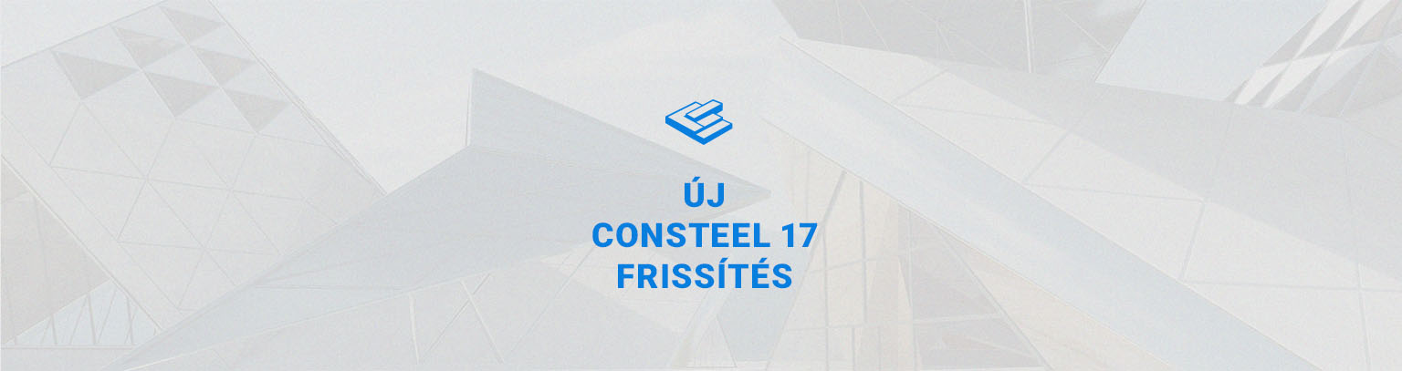 Új frissítés érhető el a Consteel 17-hez