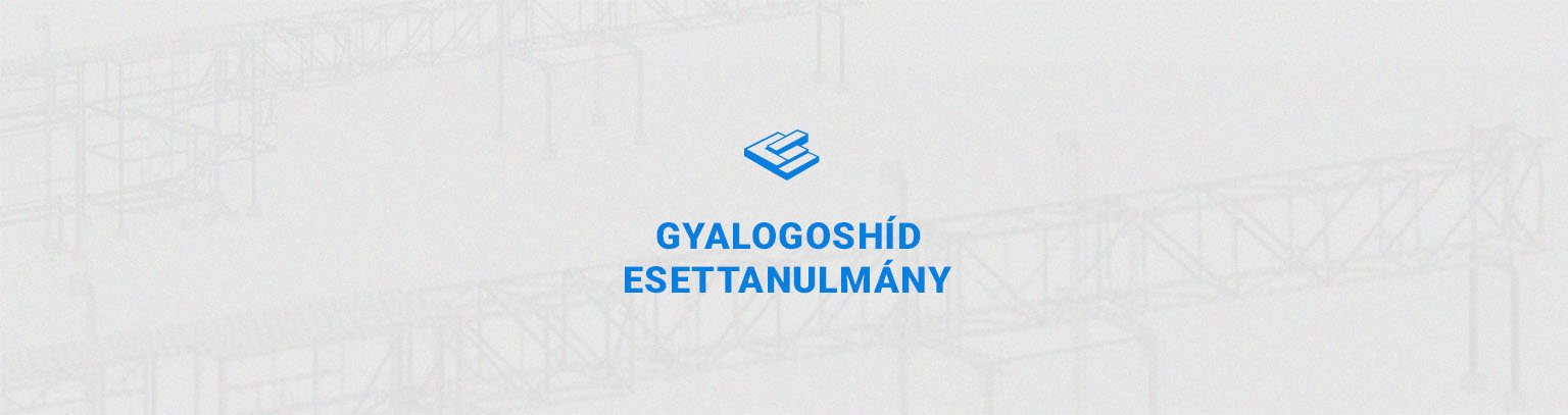 gyalogoshíd esettanulmány consteel tervezés